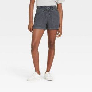 Women's Mid-Rise Tie Waist Utility Shorts - Universal Thread™ SIZE S